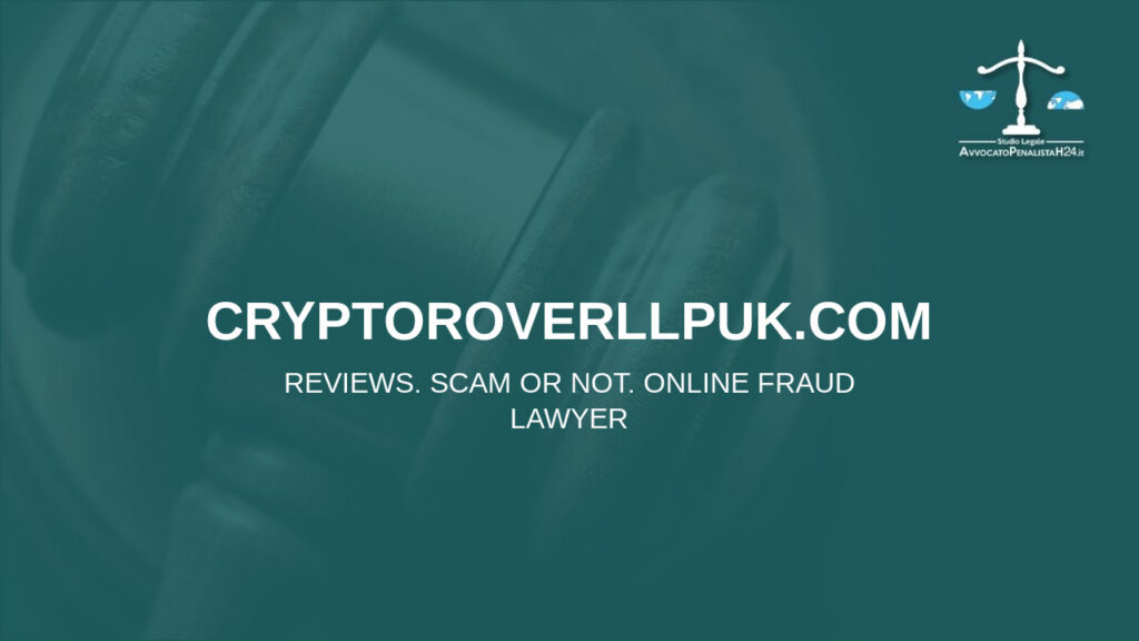 cryptoroverllpuk.com: reviews. Scam or not. Online fraud lawyer