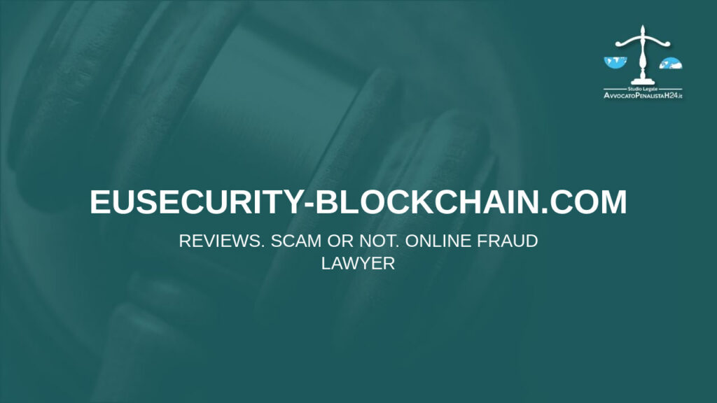 eusecurity-blockchain.com: attenzione alla truffa. Falso trading on line