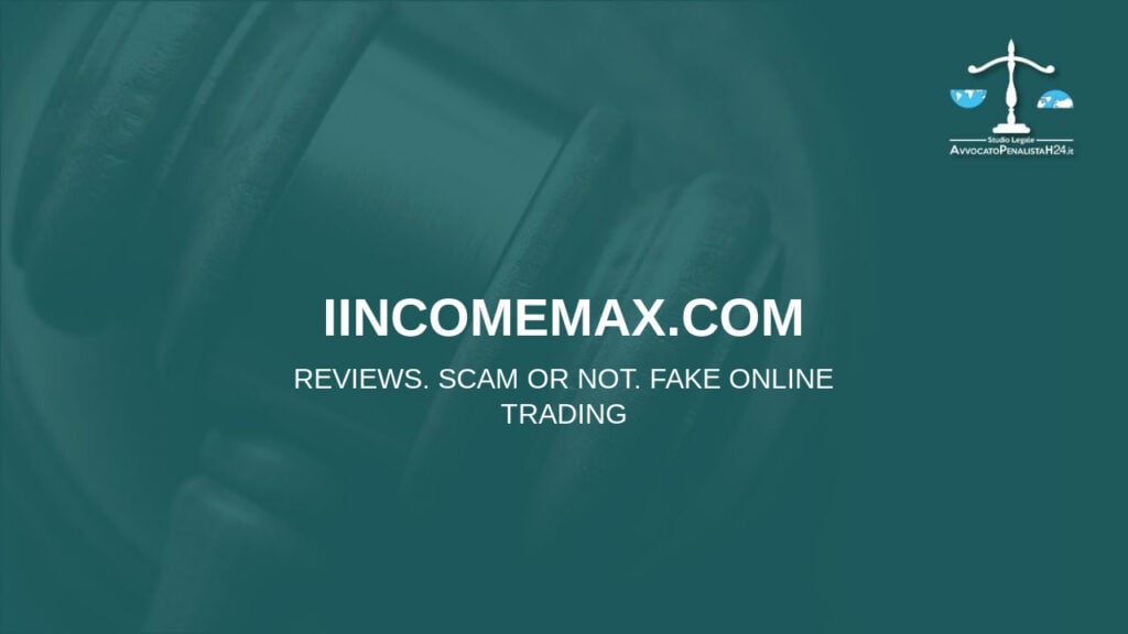 iincomemax.com: attenzione alla truffa. Falso trading on line