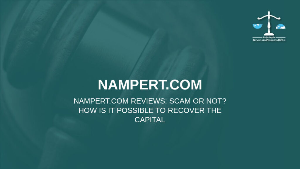 nampert.com reviews: scam or not? How is it possible to recover the capital