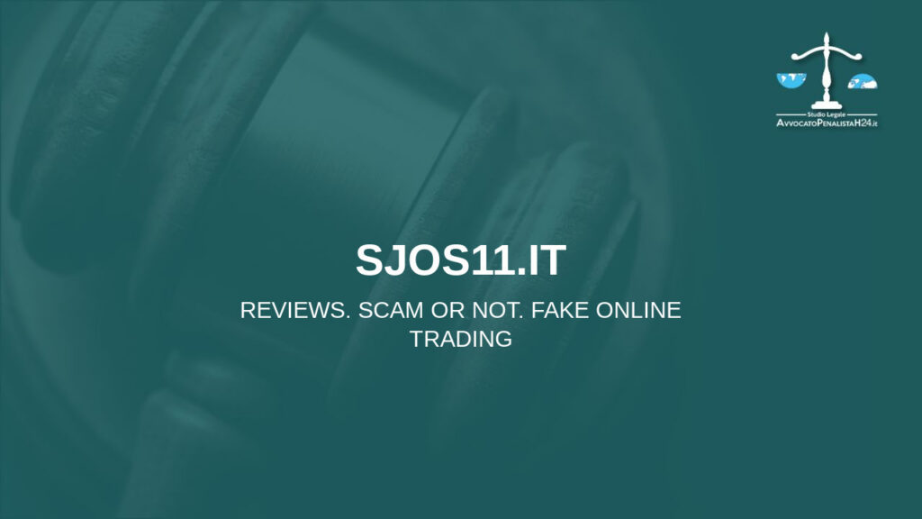 sjos11.it: attenzione alla truffa. Falso trading on line