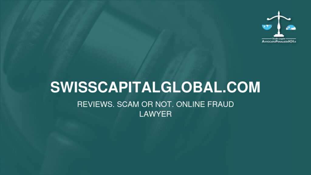 swisscapitalglobal.com: attenzione alla truffa. Falso trading on line