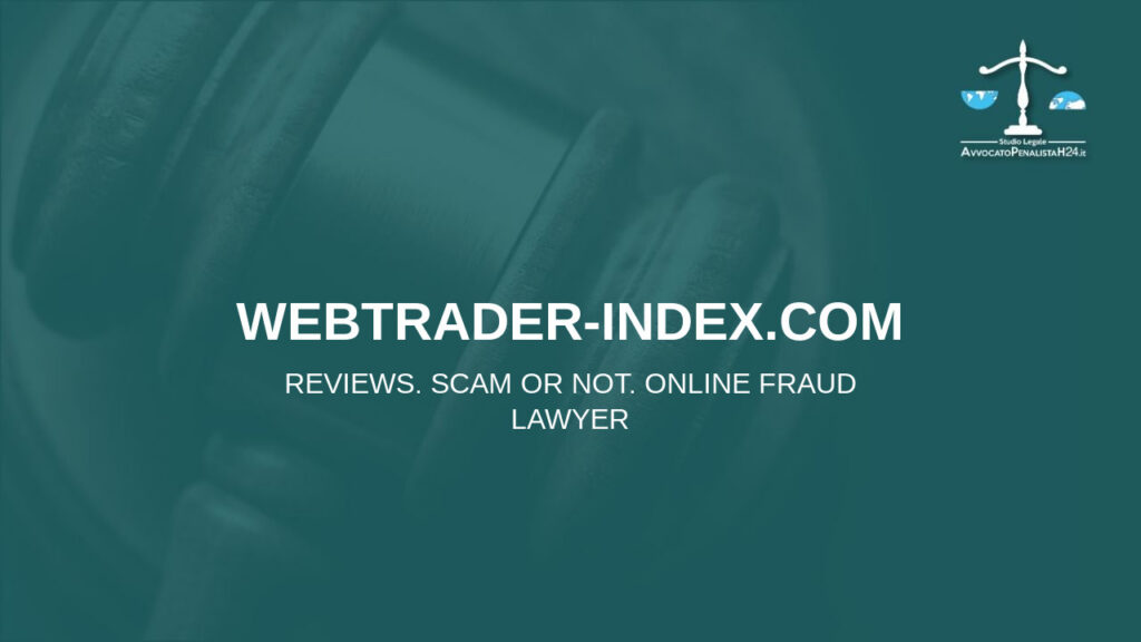 webtrader-index.com: attenzione alla truffa. Falso trading on line