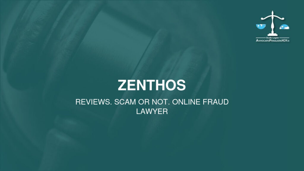 Zenthos: attenzione alla truffa. Falso trading on line