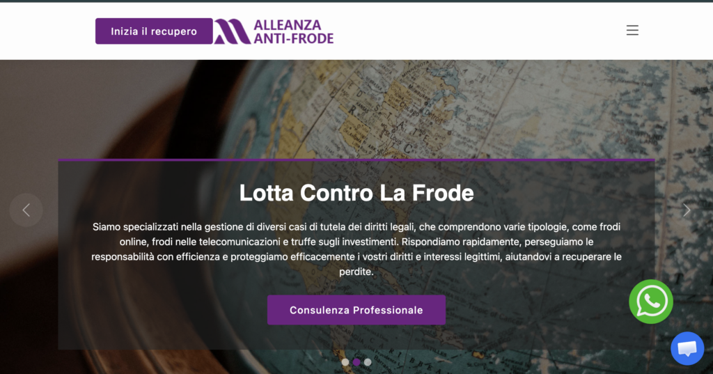 Anti-froda.cc.: anatomia del finto portale. Truffe “Recovery Room”