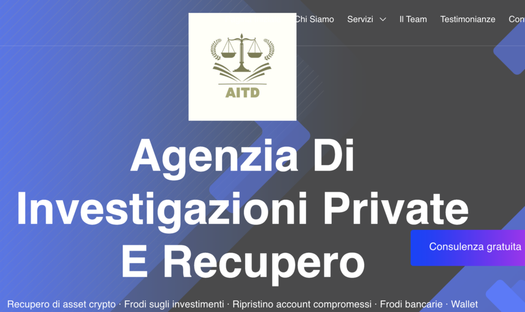 Alleanza Italiana Tutela Digitale: Attenzione al finto recupero di crypto asset (Recovery Scam)