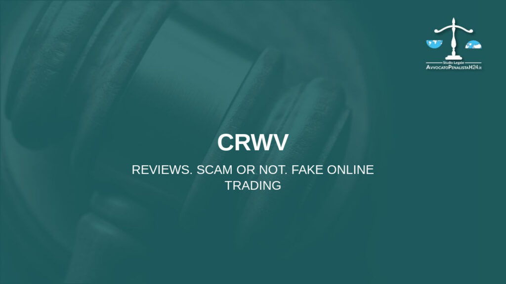 CRWV: attenzione alla truffa. Falso trading on line