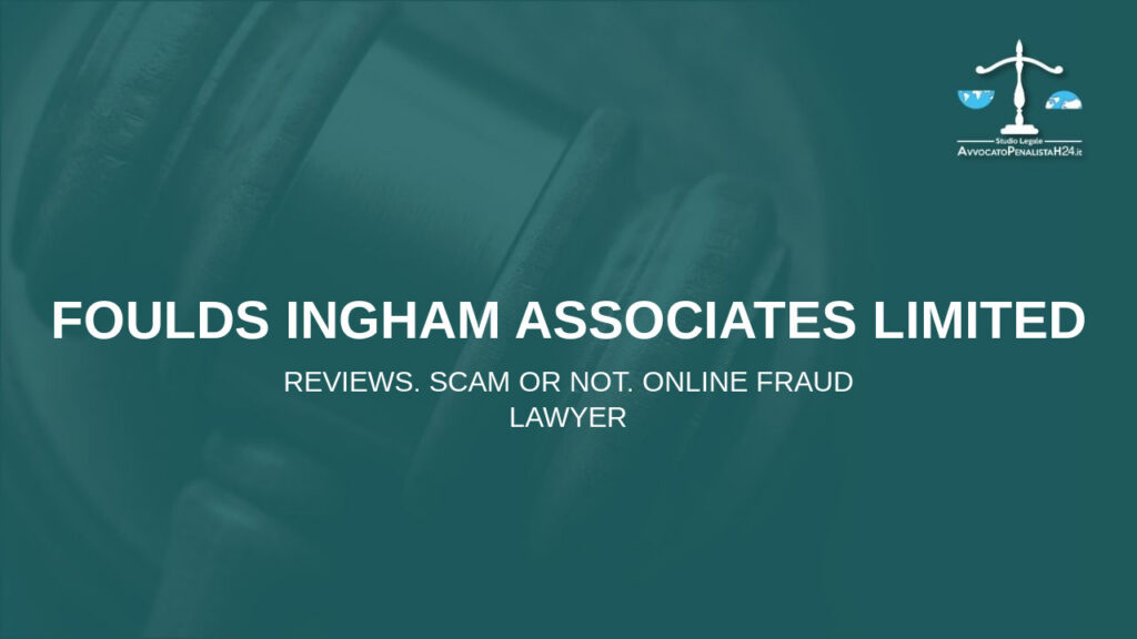 Foulds Ingham Associates Limited: attenzione alla truffa. Falso trading on line