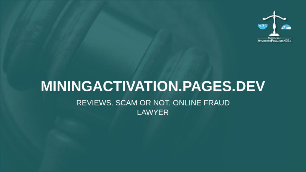 miningactivation.pages.dev: attenzione alla truffa. Falso trading on line