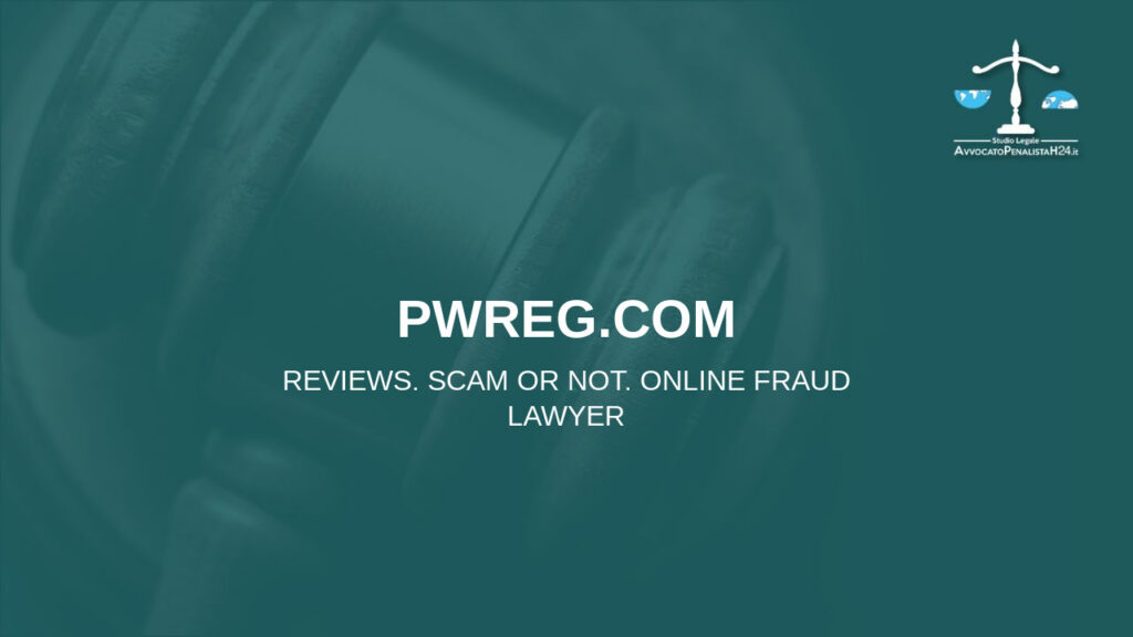 pwreg.com: attenzione alla truffa. Falso trading on line