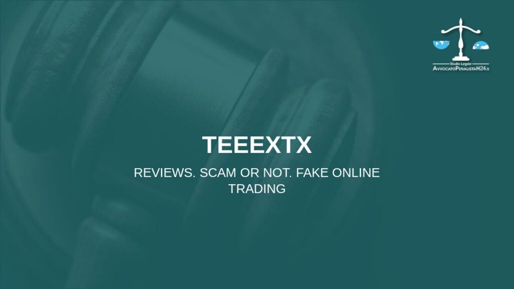 teeextx: attenzione alla truffa. Falso trading on line