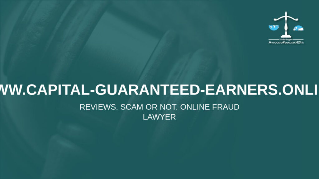 www.capital-guaranteed-earners.online: attenzione alla truffa. Falso trading on line