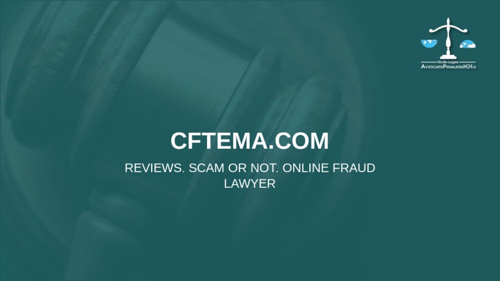 cftema.com: avis, arnaque ou pas? Est-il possible de récupérer l’argent?