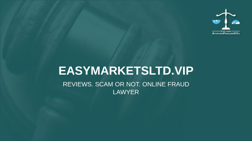 easymarketsltd.vip: avis, arnaque ou pas? Est-il possible de récupérer l’argent?
