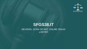 sfgs38.it: attenzione alla truffa. Falso lavoro on line