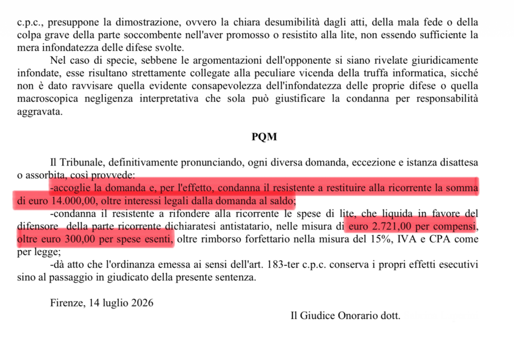 Recupero soldi truffa online: la strategia che abbiamo adottato
