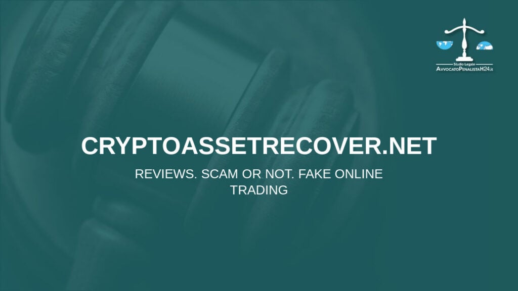 cryptoassetrecover.net: avis arnaques en ligne. Avocat fraude en ligne