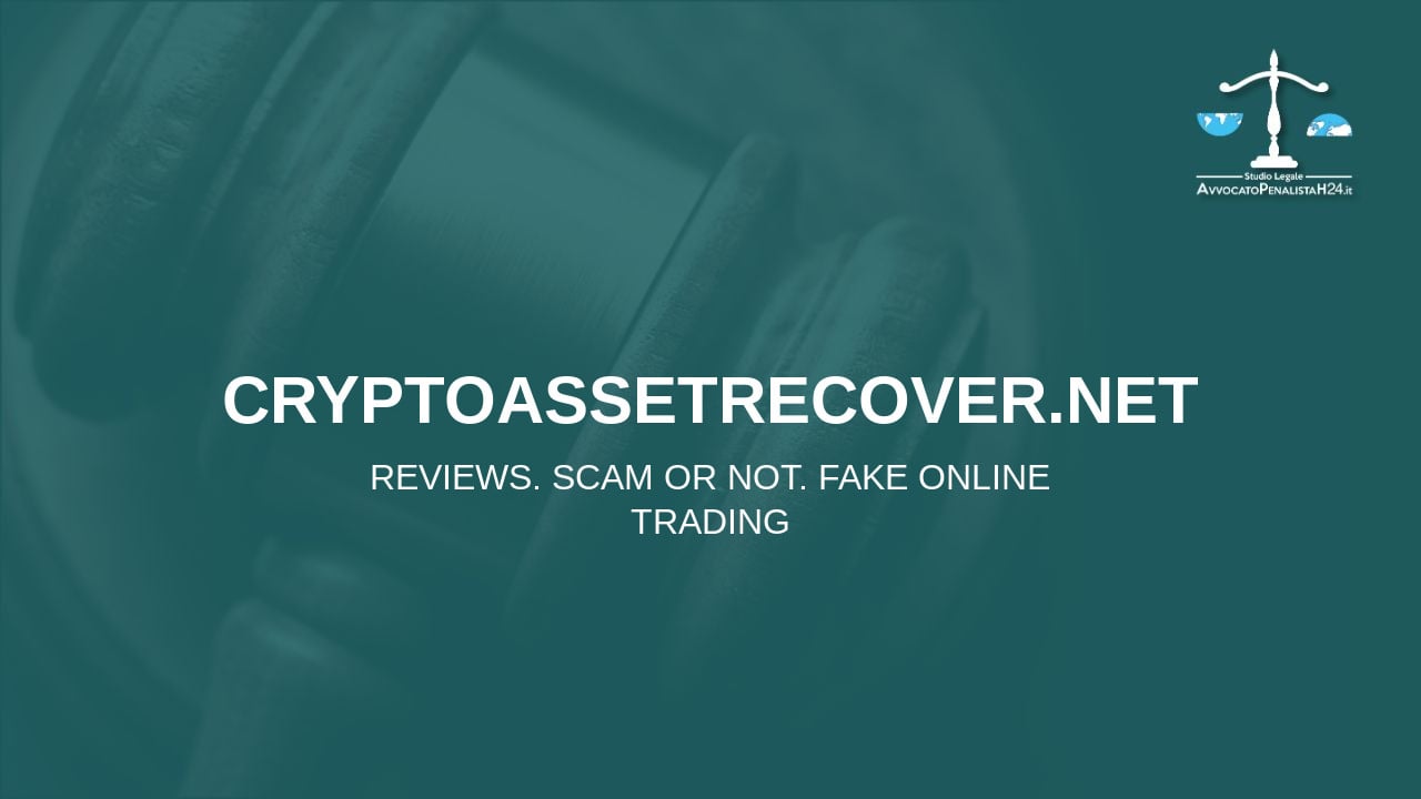 cryptoassetrecover.net: avis arnaques en ligne. Avocat fraude en ligne