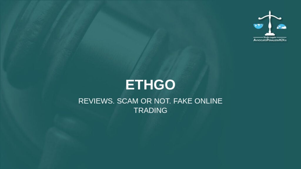 ETHGO: avis arnaques en ligne. Avocat fraude en ligne