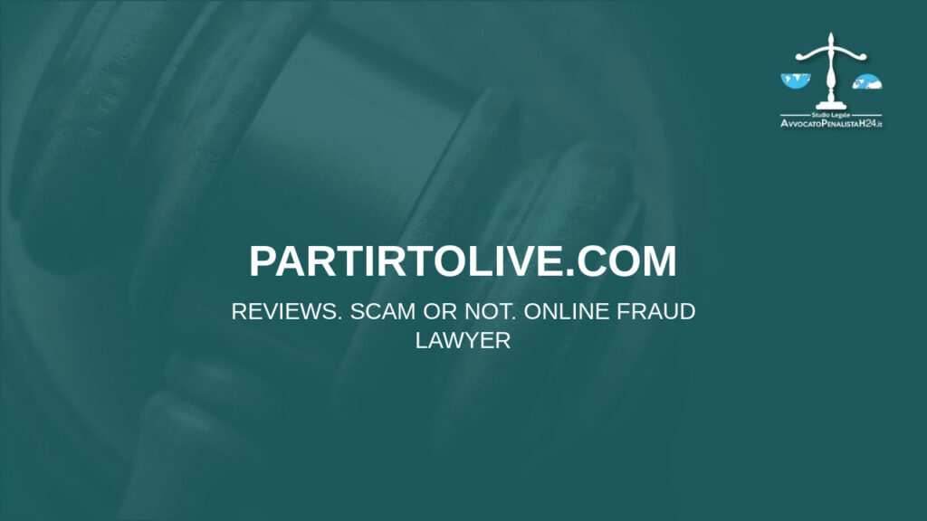 partirtolive.com: avis, arnaque ou pas? Est-il possible de récupérer l’argent?