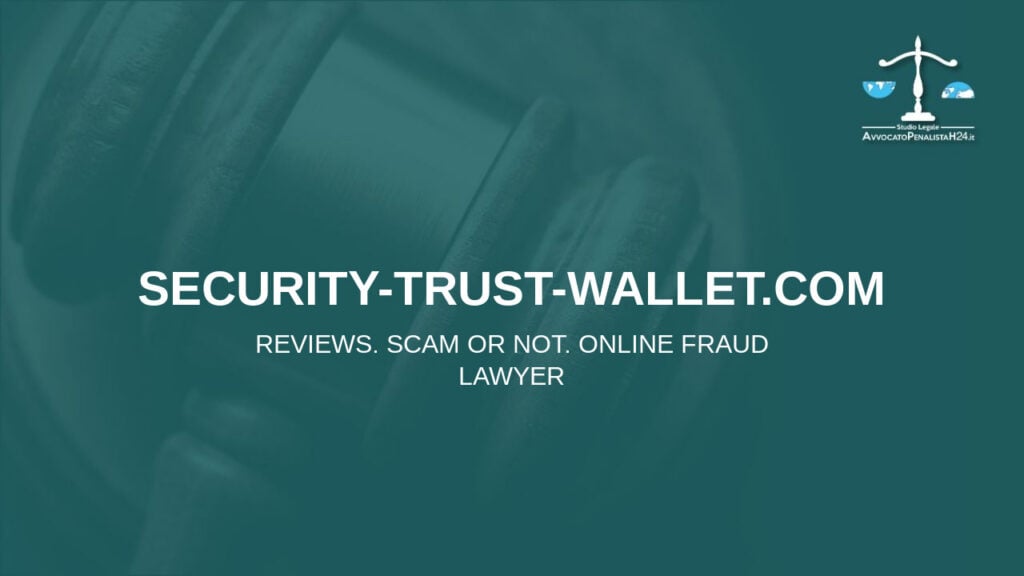 security-trust-wallet.com: cuidado con la estafa. Trading en línea falso
