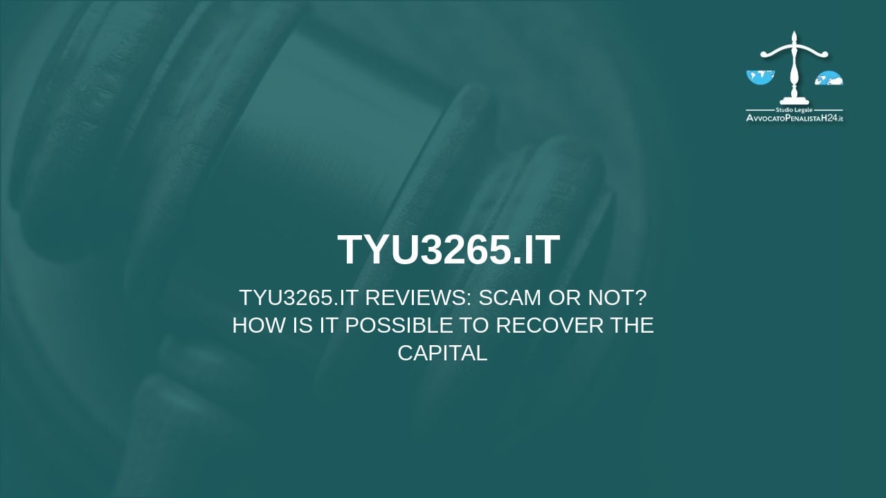 Avis sur tyu3265.it: arnaque ou pas? Est-il possible de récupérer l’argent?