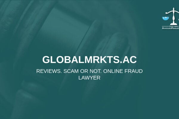 globalmrkts.ac: reviews. Scam or not. Online fraud lawyer
