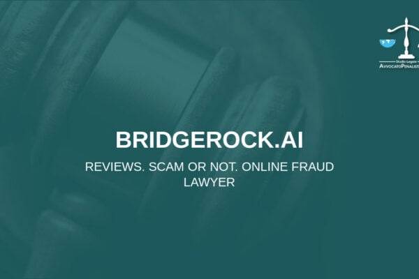 bridgerock.ai: reviews. Scam or not. Online fraud lawyer