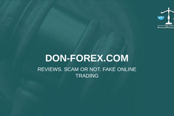 don-forex.com: reviews. Scam or not. Fake online trading