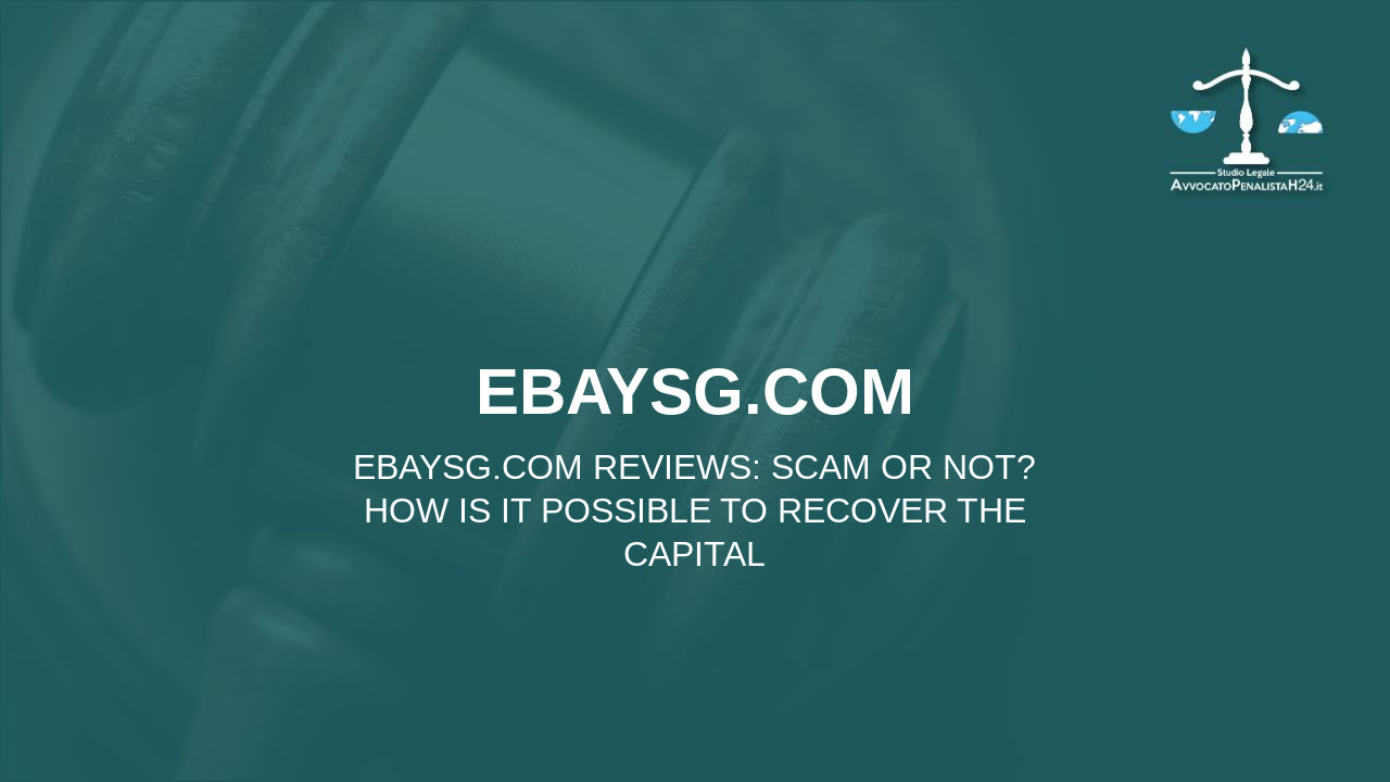 ebaysg.com reviews: scam or not? How is it possible to recover the capital
