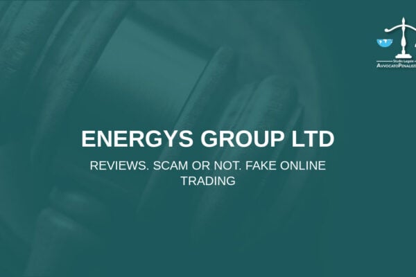 ENERGYS GROUP LTD: reviews. Scam or not. Fake online trading