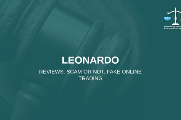 Leonardo: reviews. Scam or not. Fake online trading