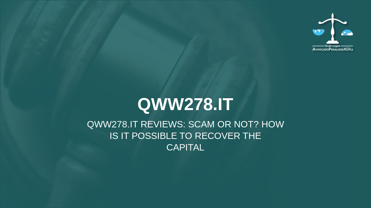 qww278.it reviews: scam or not? How is it possible to recover the capital